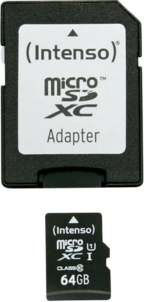 Intenso MicroSDXC Class 10 UHS-I 64GB (3423490)