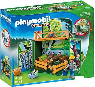Playmobil 6158 Country - Box z zagrodą leśnych zwierząt