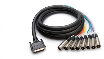Hosa hosatech DTM-805 Snake przewód, DB25 na XLR3 M, Balanced, 5 m DTM805