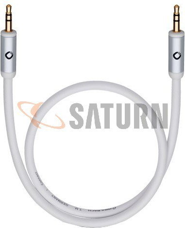 Oehlbach Kabel Jack 3,5 mm - Jack 3,5 mm Biały 1.5m J-35 150 60012