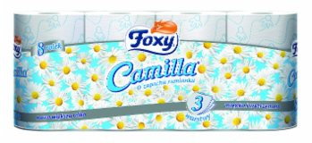 Foxy PAPIER TOALETOWY CAMILLA 8 ROLEK, RUMIANKOWY