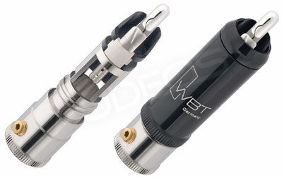 Wtyki RCA - Chinch WBT-0152 Ag (2 szt.)