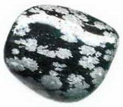 Obsydian śnieżny KB