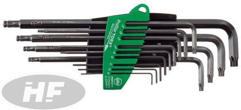 Wiha Zestaw kluczy trzpieniowy torx z główką kulistą 13szt. w op. blistrowym S