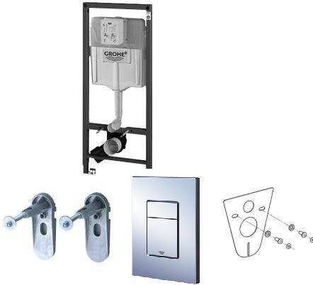 Grohe 38775001 RAPID SL 4:1 Stelaż podtynkowy Wc-Zestaw promocyjny Cosmopoli