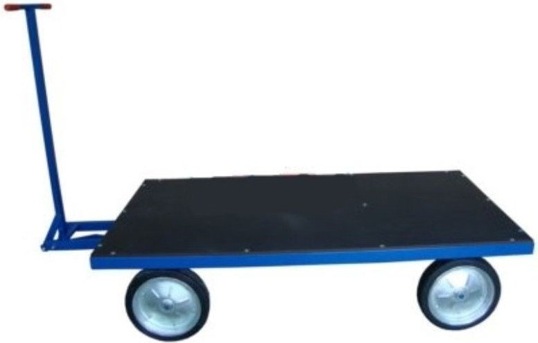 13340565 Wózek platformowy ręczny RS (koła: pełna guma 400 mm, nośność: 1500 kg,