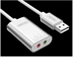Unitek Karta dźwiękowa USB Y-247A Stereo