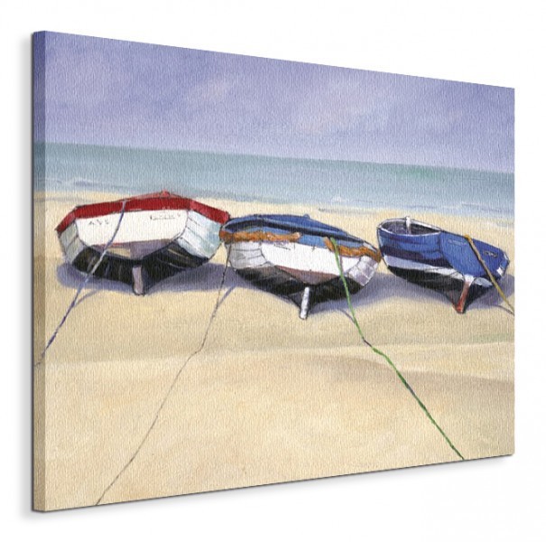 Pyramid Posters Beach Boats, St Ives - Obraz na płótnie WDC21894