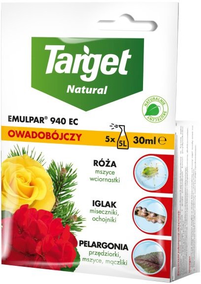 Zdjęcia - Pozostałe narzędzia ogrodnicze Target Środek szkodnikobójczy EMULPAR 940EC zwalcza szkodniki kwiatów 30 ml 