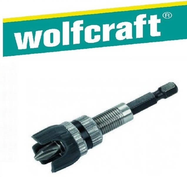 Wolfcraft Wolcraft Uchwyt Magnetyczny do bitów z ogranicznikiem 1/4 65mm 4055000