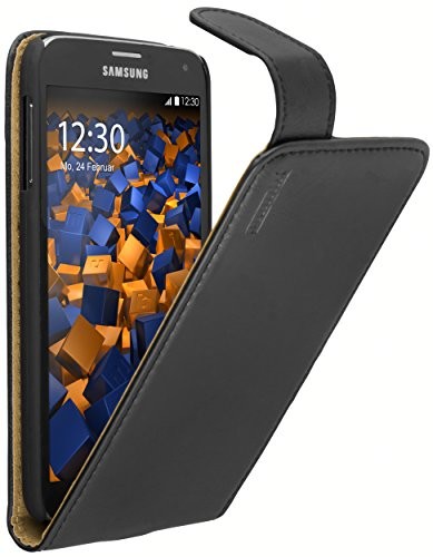 Mumbi Premium Leder Flip Case do Samsung Galaxy S5/S5 Neo futerał Slim