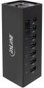 InLine HUB USB USB 3.0 Aktywny 7 Aluminium z zasilaczem 35395B