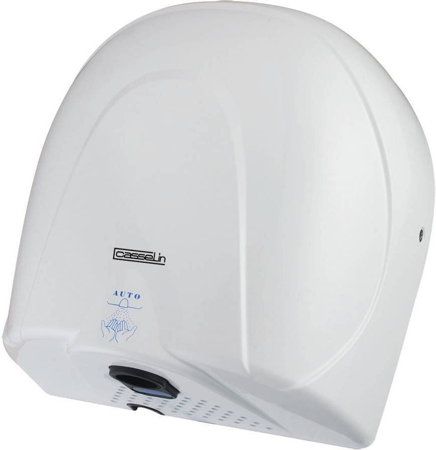 Casselin Suszarka do rąk z Technologią High Flow |Stal | Biała | 10 Sek | 900W C