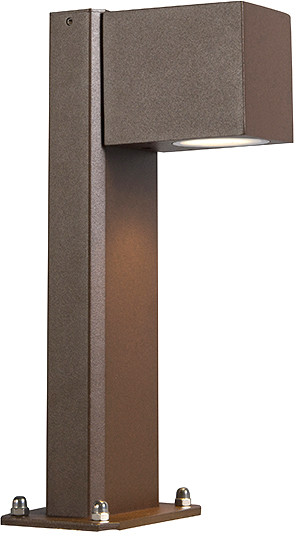 QAZQA Przemysłowa stojąca lampa zewnętrzna rdzawy brąz 30 cm IP44 - Baleno
