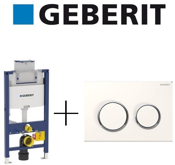 Geberit Zestaw Duofix Element montażowy do WC Omega H98 + Omega 20 Przycisk uruc