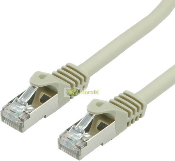 Value Kabel sieciowy patchcord S/FTP Kat.7 1m szary 21.99.0851