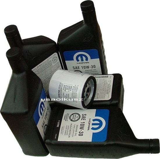 MOPAR Filtr oleju + olej 10W30 Jeep Liberty 2,4 16V
