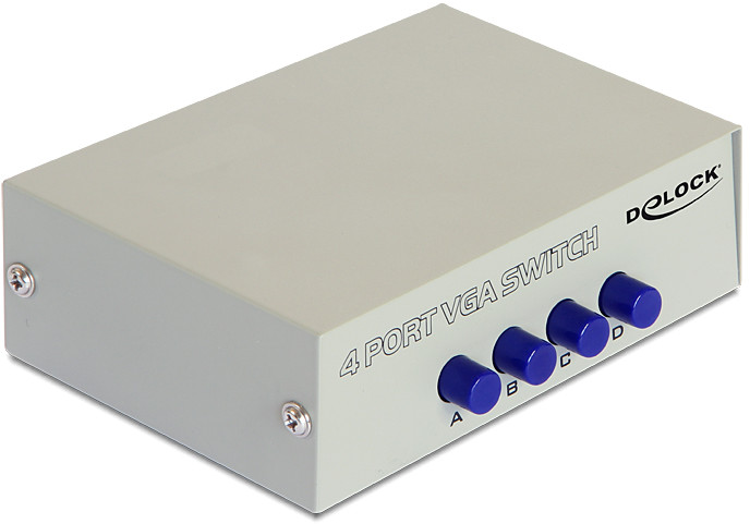 Delock VGA 1x4 4x1 biały 87635