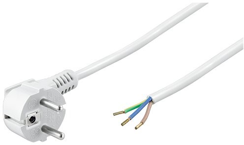 Wentronic Przewód zasilający; NK 103 W-200 2 m Biały 4040849933134