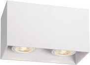 Lucide BODI plafon Square 2xGU10 excl 16/8/9.5cm 09101/02/31