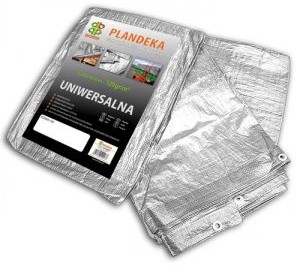 Bradas Plandeka wzmacniana 4 x 6 m Srebrna 120g