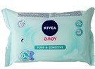 Nivea Baby Pure & Sensitive chusteczki pielęgnacyjne dla dzieci Cleansing Wipes) 63 szt
