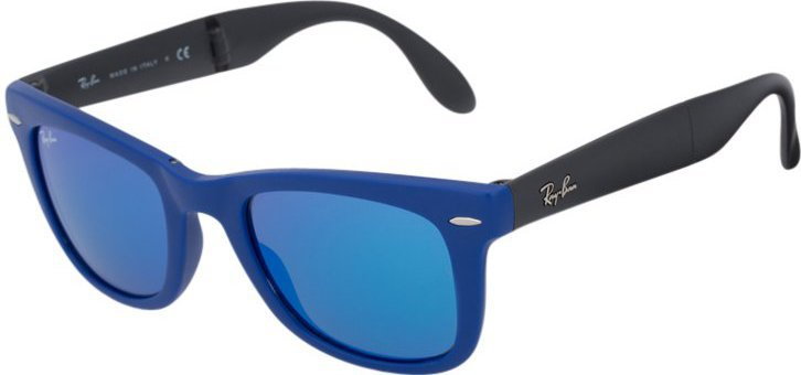Ray Ban FOLDING WAYFARER Okulary przeciwsłoneczne niebieski 0RB4105