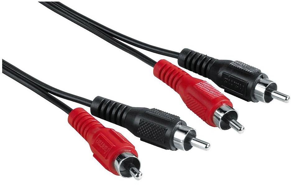 Hama Kabel audio Cinch 00043316 [2x Złącze męskie cinch 2x Złącze męskie cinch] 1.50 m czarny