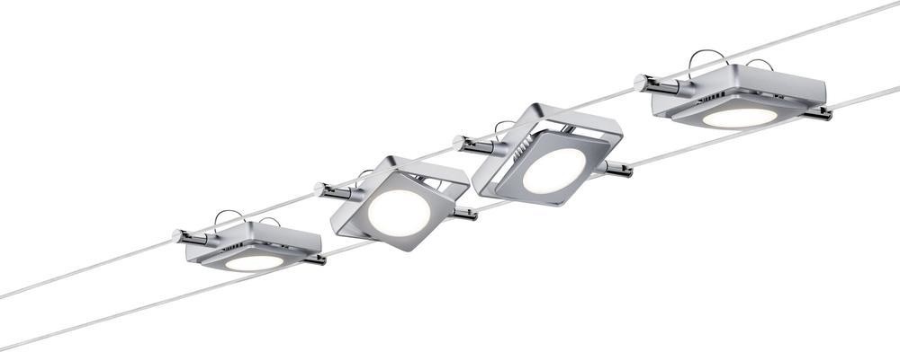 Paulmann Linkowy zestaw oświetleniowy 94107 Żarówka LED LED wbudowany na stałe 230 V 18 W chrom matowy)