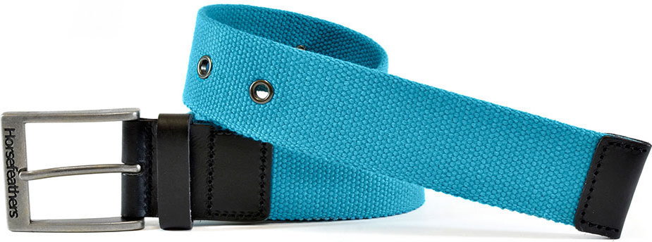 Horsefeathers pasek męski RON BELT (caribbean blue)