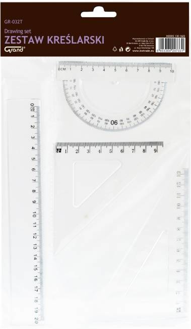 Grand Zestaw geometryczny GR-032T - KWTR572 NB-6181