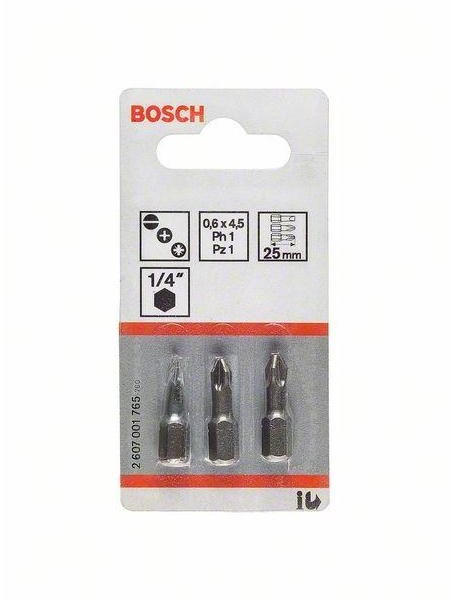 Bosch 3-częściowy zestaw końcówek wkręcających Extra Hart PH1; PH2; PH3; 89 mm 2