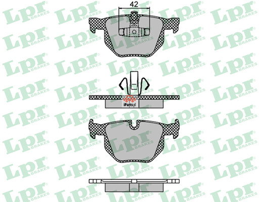 LPR Klocki hamulcowe - komplet 05P1476