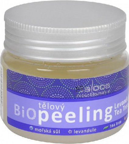 Saloos Bio peeling do ciała lawenda Tea Tree 140ml