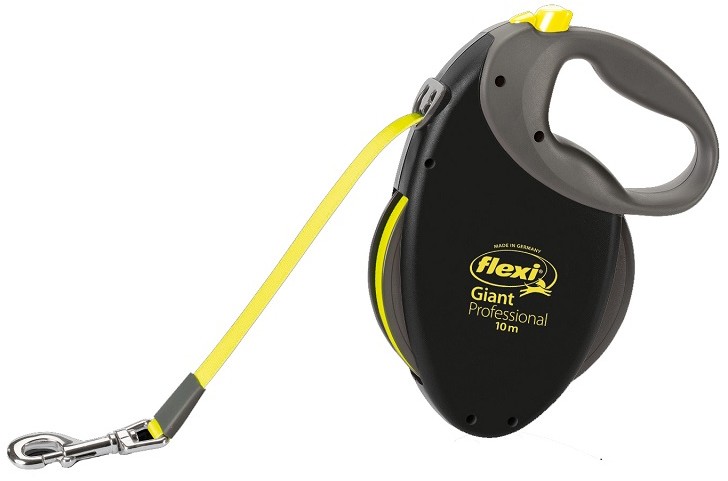 Flexi Smycz automatyczna SPECIAL GIANT PROFESSIONAL L taśma neon 10m do 50kg