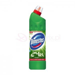 Domestos 24h Pine Fresh 750ml - zagęszczony płyn czyszcąco-dezynfekujący