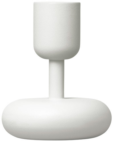 Iittala wiecznik Nappula niski biały 1009082