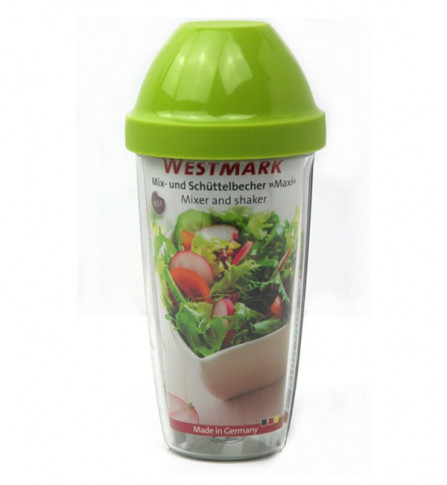 Westmark WESTMARK SHAKER DO SOSÓW Z WKŁADKĄ MIESZAJĄCĄ MAXI 0,5 L ZIELONY 3090227A