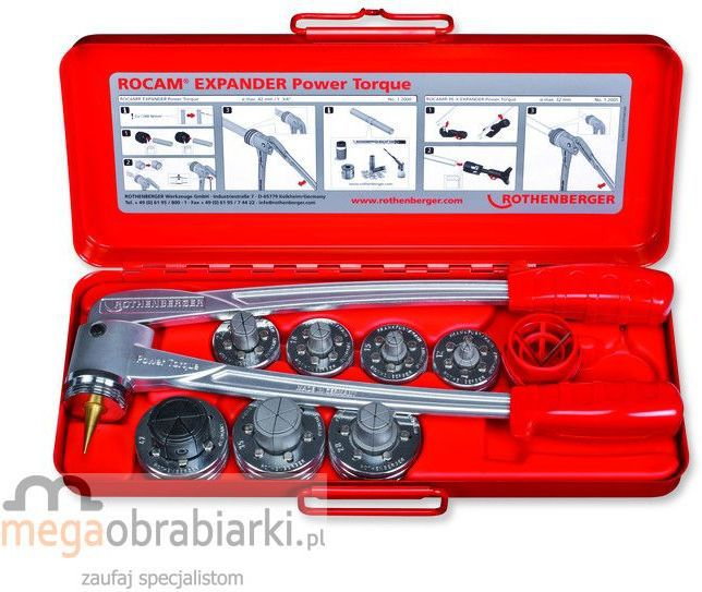 ROTHENBERGER Urządzenie do kielichowania i kalibrowania Rocam Expander Set 12-15 (12300)