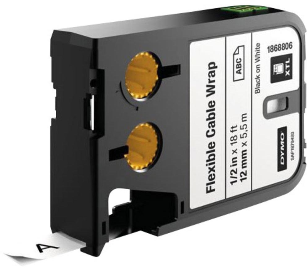 Dymo Taśma do nadruku elastyczna opaska na kable XTL 1868806 12 mm Kolor ta