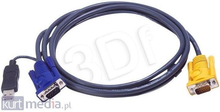 Aten 2L-5202UP Kabel HD15 - SVGA + mysz +