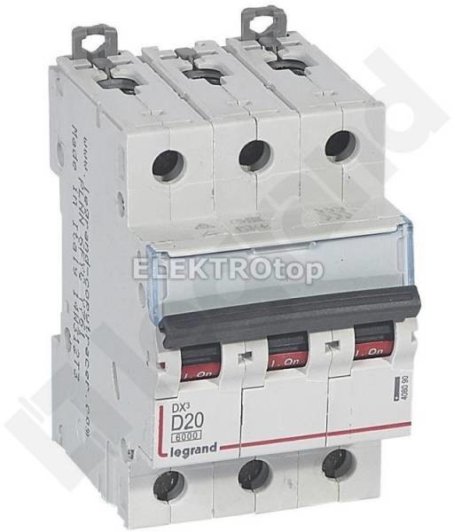 Legrand 408090 WYŁ. NADPRĄDOWY S303 DX3 6000A D20 3P