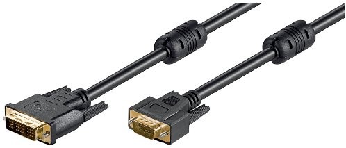 Wentronic DVI-I/VGA Cable (DVI-I (12 + 5) wtyczka 15 pinów, wtyk HD) 2 m 4040849932601