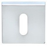 Dnd Martinelli Rozeta kwadratowa KLUCZ R65 SATYNA CHROM 10-1972