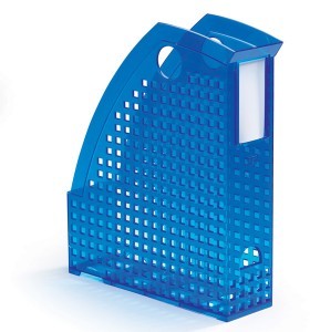 Durable Pojemnik na katalogi TREND A4 niebieski przeźroczysty