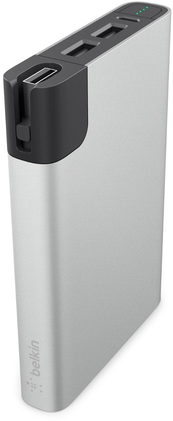 Belkin Powerbank MIXIT RockStar 10000 mAh Srebrny F8M993btSLV