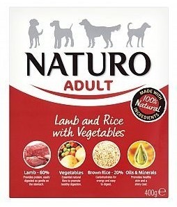 Naturo Dorosłe Jagnięcina z ryżem i warzywami 150g 12274