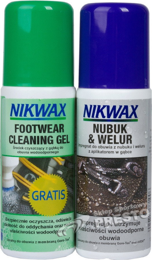 Nikwax Zestaw do impregnacji i czyszczenia obuwia NI-04