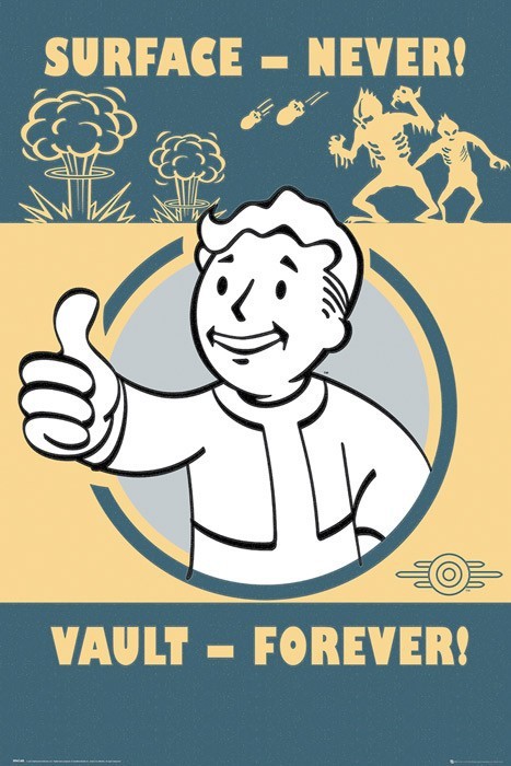 GBeye Fallout 4 - Vault Forever - plakat FP4149