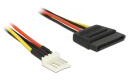 Delock SATA 15Pin - Floppy 4Pin 0.24 m 83877